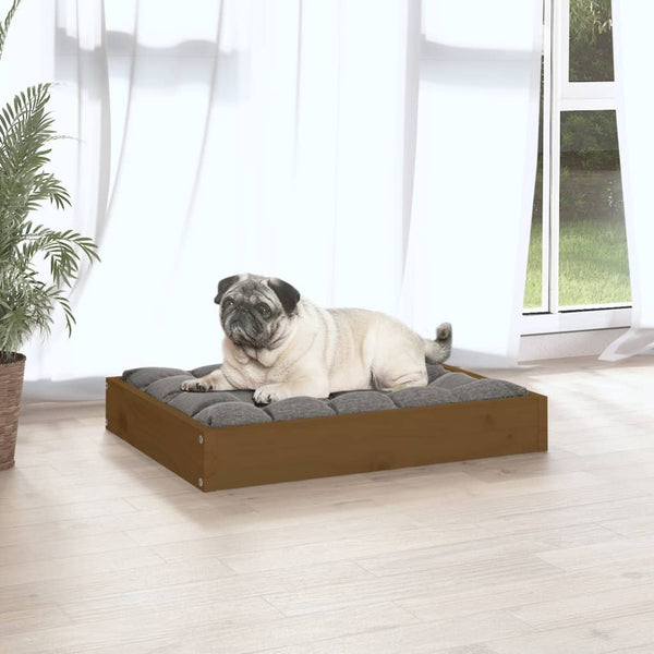 Hundebett Honigbraun Kiefer Massivholz