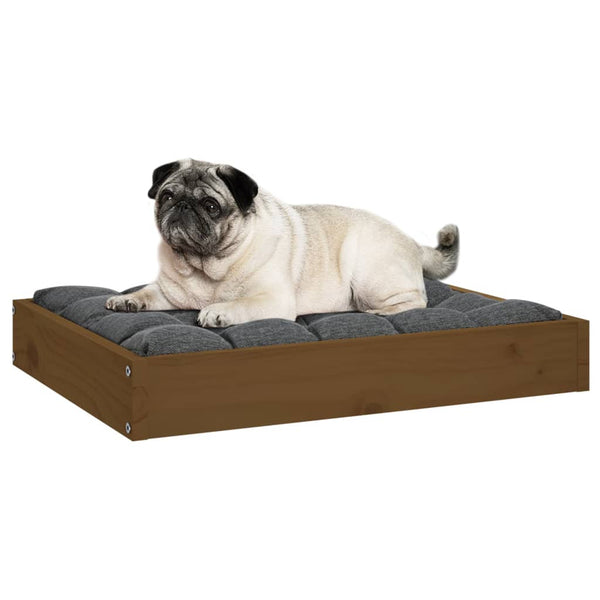 Hundebett Honigbraun Kiefer Massivholz