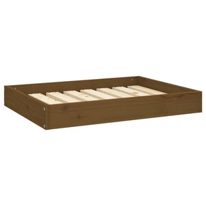 Hundebett Honigbraun Kiefer Massivholz