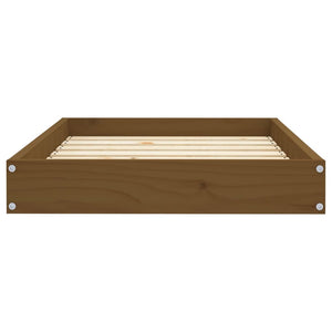 Hundebett Honigbraun Kiefer Massivholz