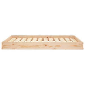 Massivholz Hundebett Kiefer 101,5x74 cm