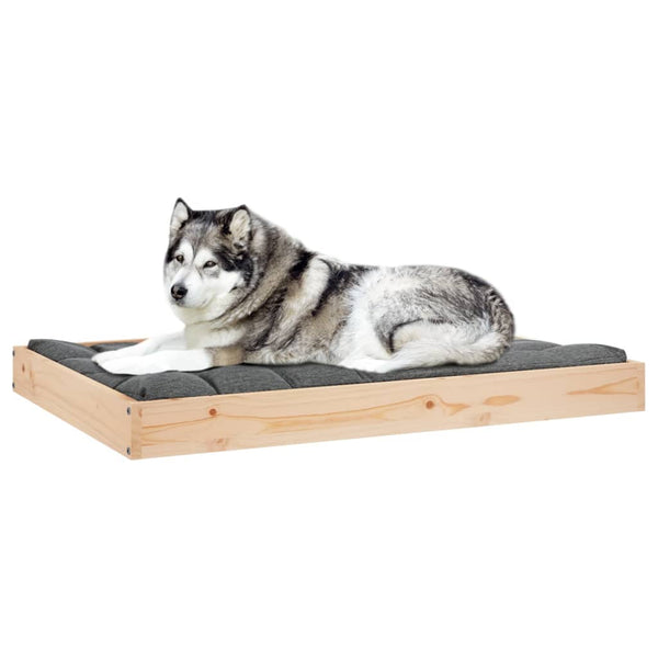 Massivholz Hundebett Kiefer 101,5x74 cm