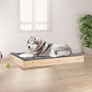 Massivholz Hundebett Kiefer 101,5x74 cm