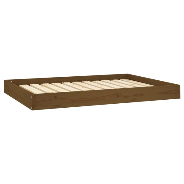 Hundebett Honigbraun Kiefer Massivholz