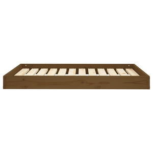Hundebett Honigbraun Kiefer Massivholz