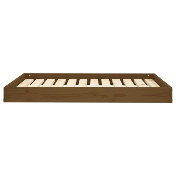 Hundebett Honigbraun Kiefer Massivholz