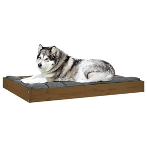 Hundebett Honigbraun Kiefer Massivholz