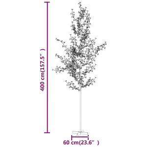 LED Kirschblütenbaum Warmweiß 400cm