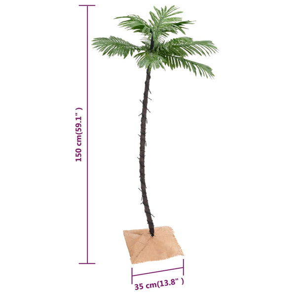 LED Palme Warmweiß 150cm
