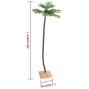 LED Palme 220cm Warmweiß
