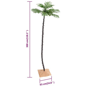 LED Palme Warmweiß 300cm