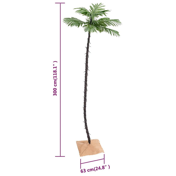 LED Palme Warmweiß 300cm