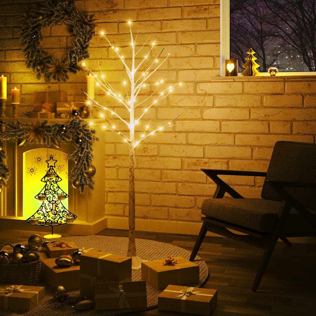 LED Birke Warmweiß 150cm
