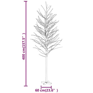 LED Birke Warmweiß 400cm