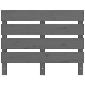 Graues Kopfteil 100 cm Kiefer Massivholz