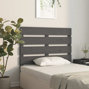Graues Kopfteil 100 cm Kiefer Massivholz