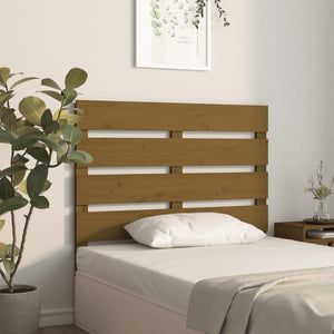 Honigbraunes Kiefer Massivholz Kopfteil 100 cm