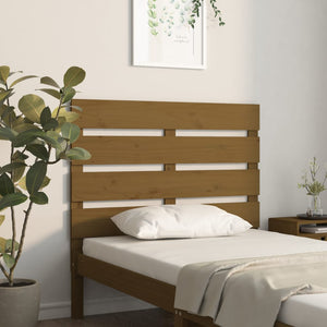Honigbraunes Kiefer Massivholz Kopfteil 100 cm
