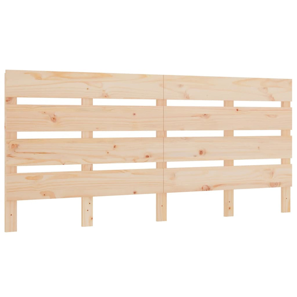 vidaXL Tête de lit 140x3x80 cm Bois de pin massif