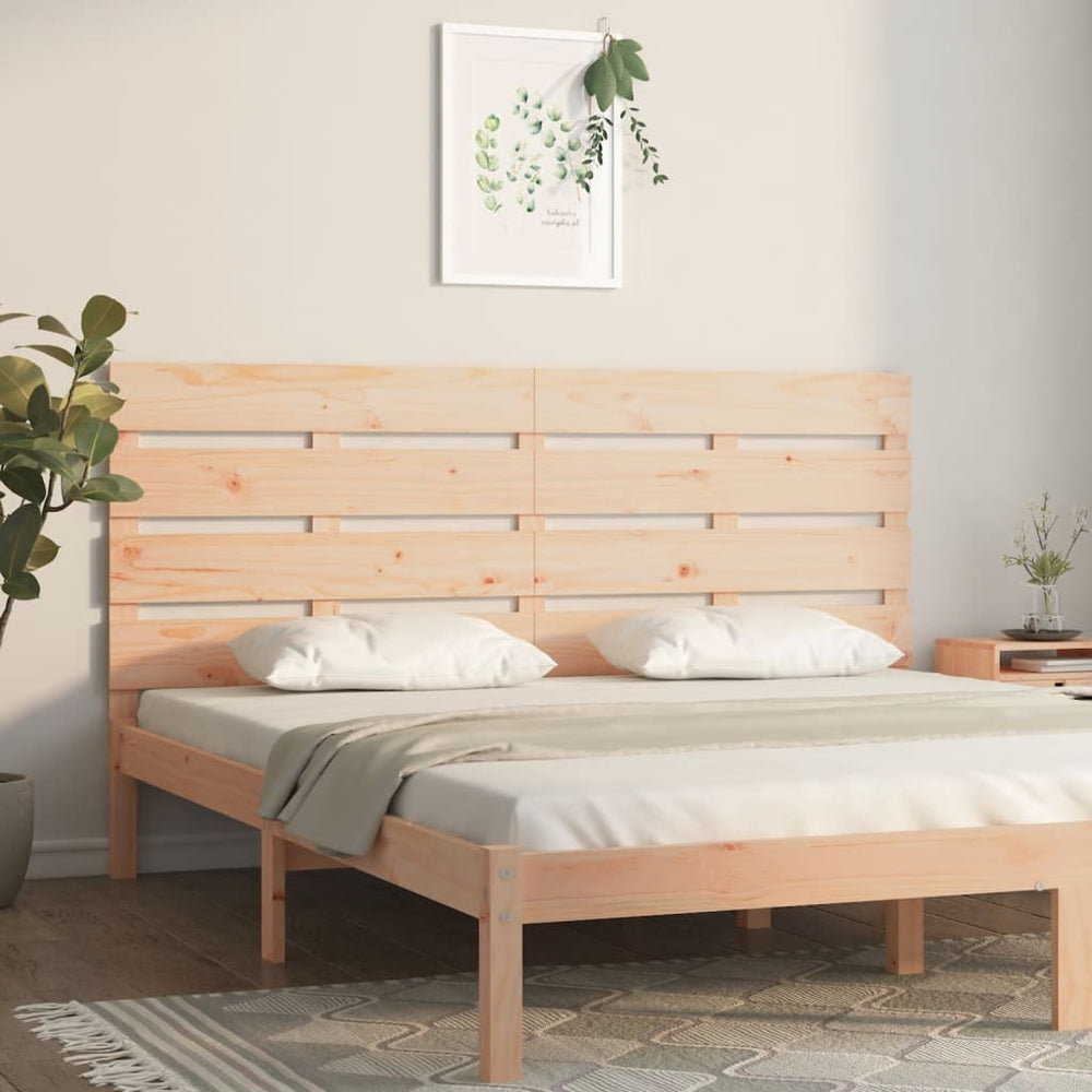 vidaXL Tête de lit 150x3x80 cm Bois de pin massif