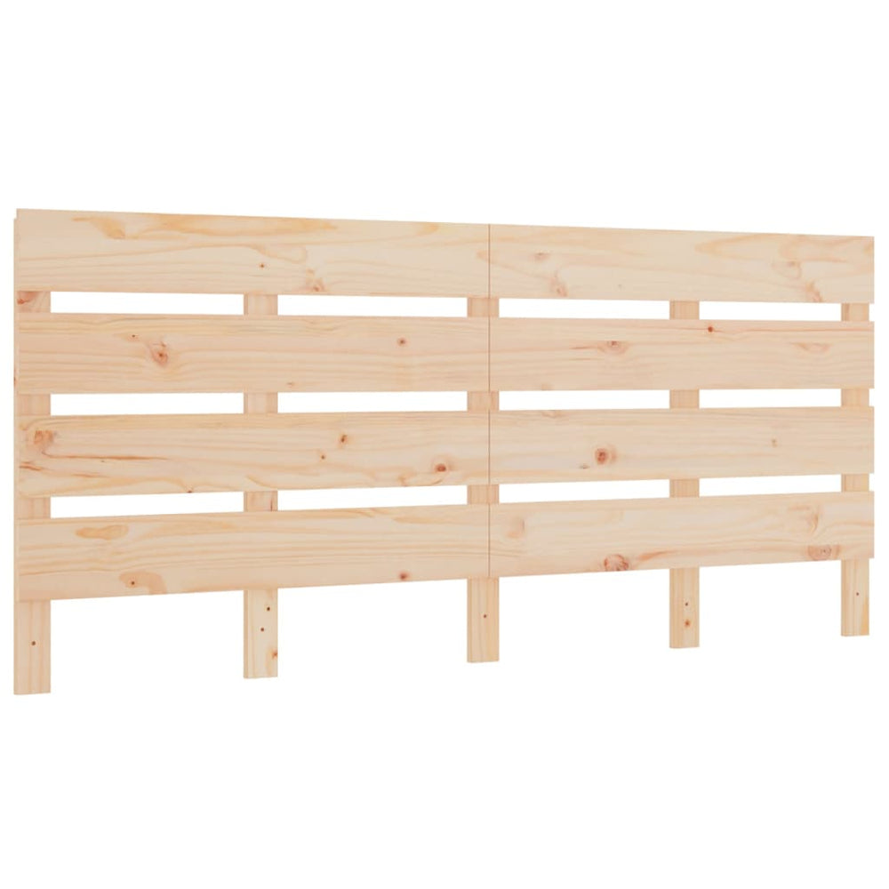 vidaXL Tête de lit 160x3x80 cm Bois de pin massif
