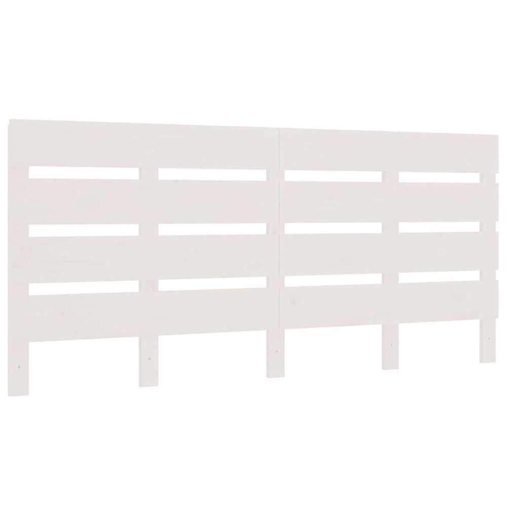 vidaXL Tête de lit Blanc 180x3x80 cm Bois de pin massif