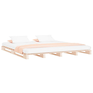 Palettenbett 120x190 cm Kiefer Massivholz