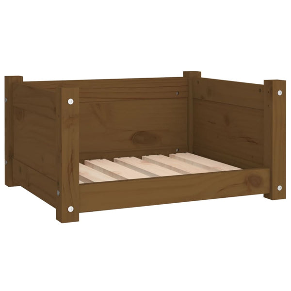 Hundebett Honigbraun Kiefer Massivholz