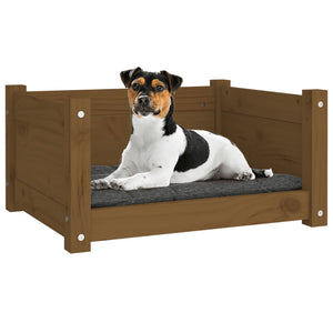 Hundebett Honigbraun Kiefer Massivholz