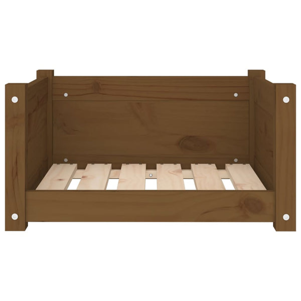 Hundebett Honigbraun Kiefer Massivholz