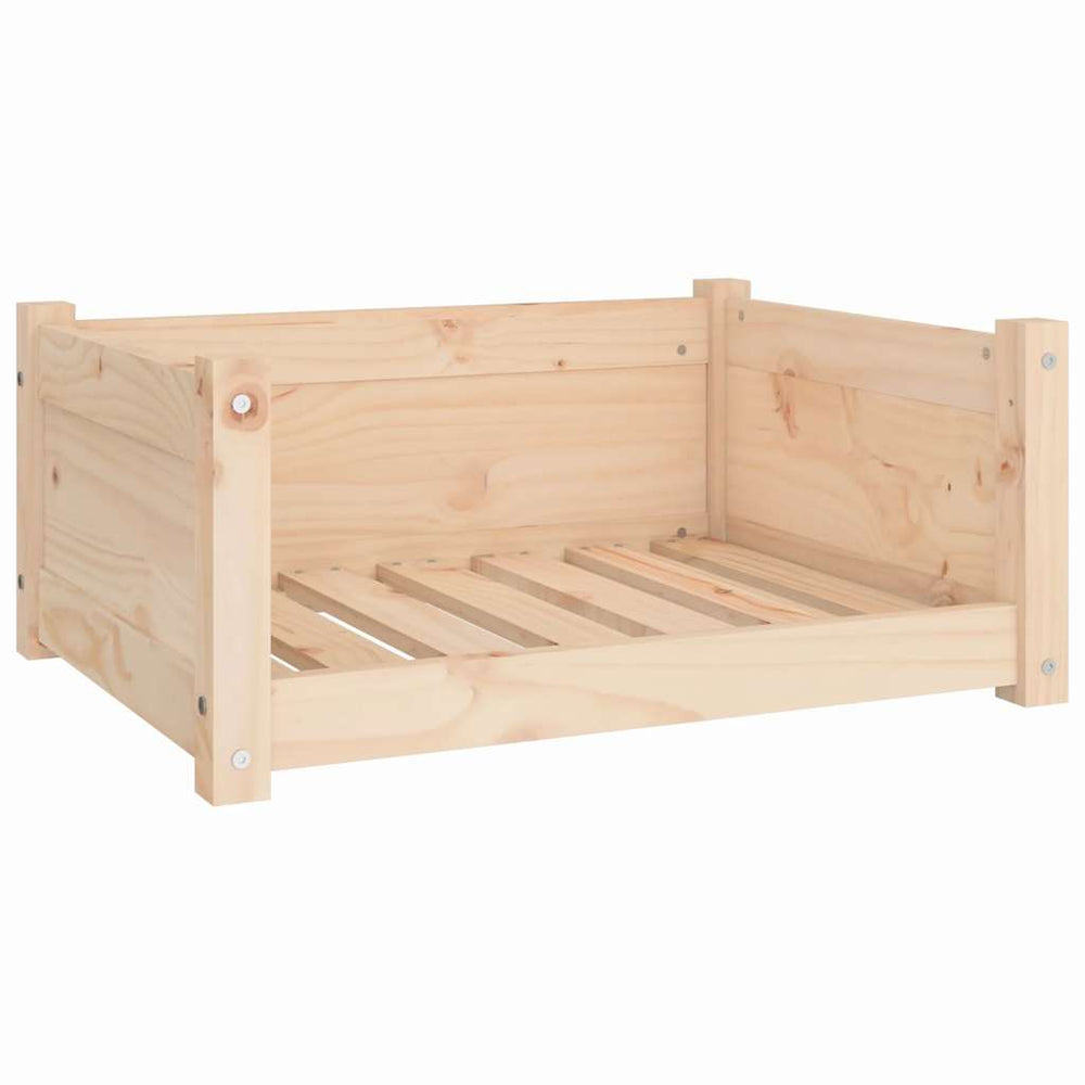Hundebett aus Kiefernholz, 65,5x50,5x28cm