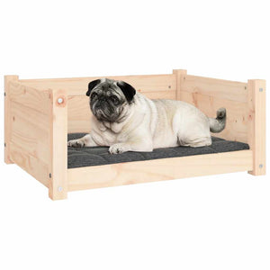 Hundebett aus Kiefernholz, 65,5x50,5x28cm