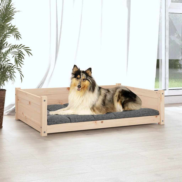 Hundebett Kiefer Massivholz 95,5x65,5x28cm