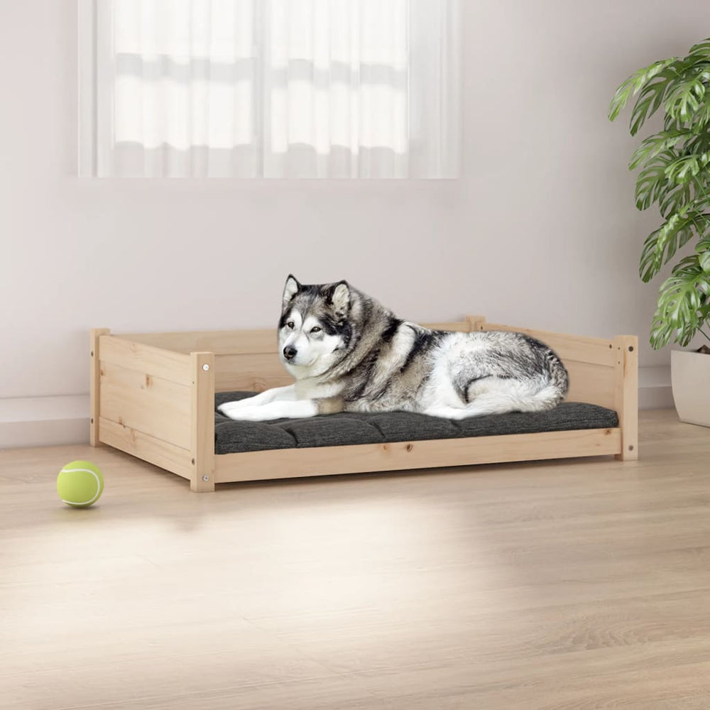 Hundebett aus Kiefernholz, 105,5 cm