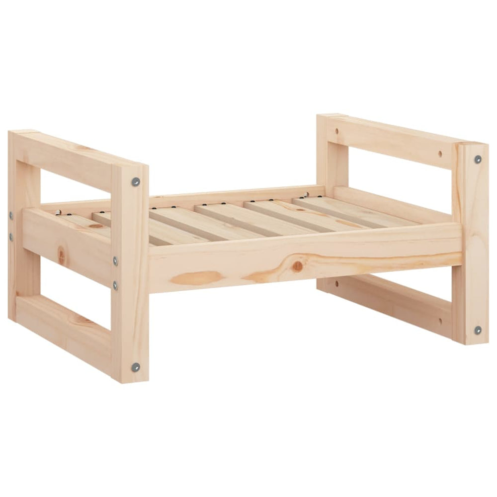vidaXL Lit pour chien 55,5x45,5x28 cm Bois de pin massif