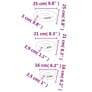30 kg Hantelscheiben aus Gusseisen - 6er Set