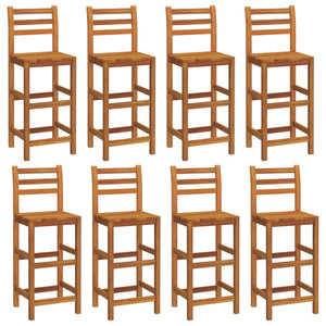 Barhocker 8 Stk. Massivholz Akazie