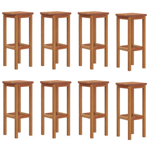 Barhocker 8 Stk. Massivholz Akazie