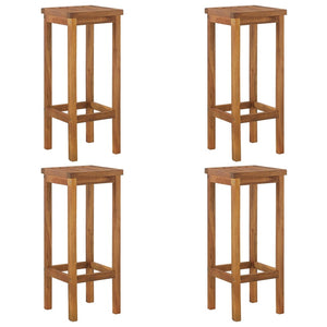 5-tlg. Gartenbar-Set Massivholz Akazie