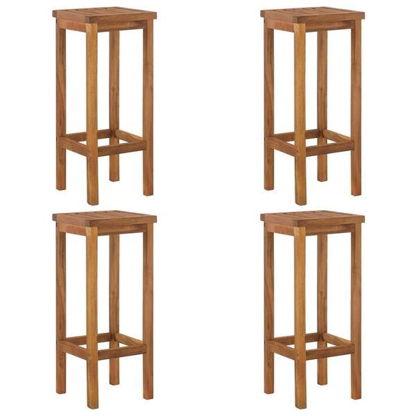 5-tlg. Gartenbar-Set Massivholz Akazie