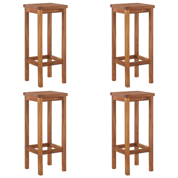 5-tlg. Gartenbar-Set Massivholz Akazie