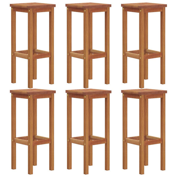 7-tlg. Gartenbar-Set Massivholz Akazie