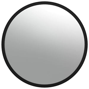 vidaXL Miroir de sécurité convexe d'intérieur noir Ø 40 cm acrylique