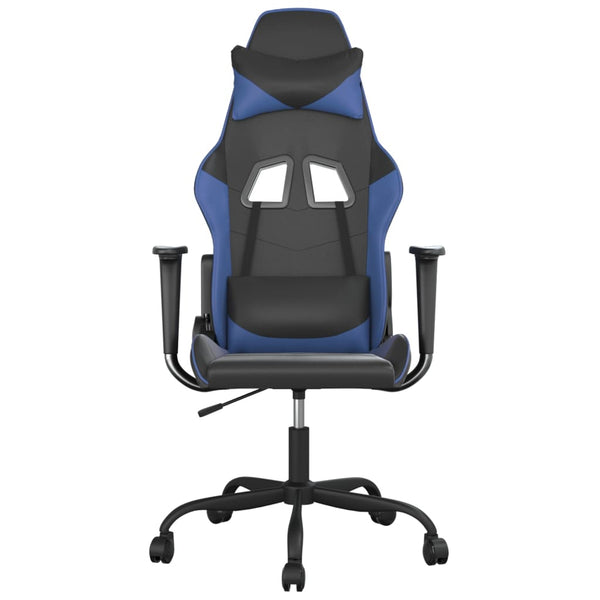 Gaming-Stuhl mit Massage Schwarz/Blau