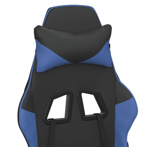 Gaming-Stuhl mit Massage Schwarz/Blau