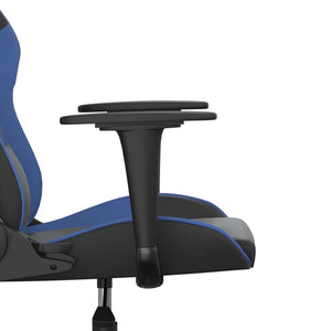 Gaming-Stuhl mit Massage Schwarz/Blau