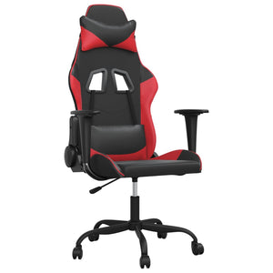 Gaming-Stuhl mit Massage Schwarz/Rot