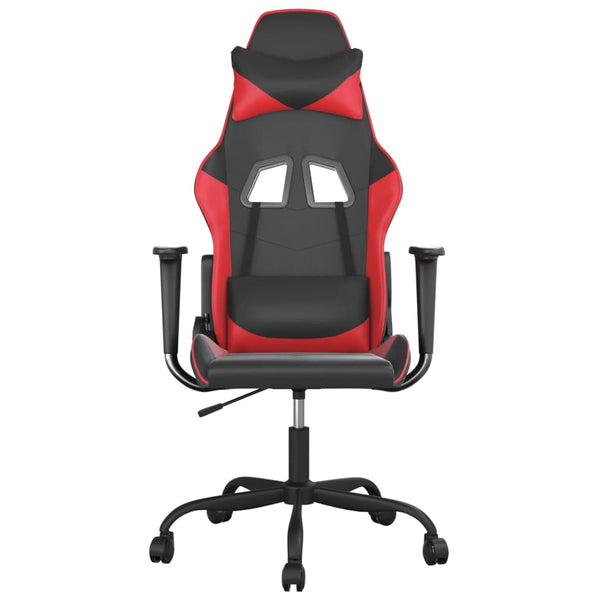 Gaming-Stuhl mit Massage Schwarz/Rot