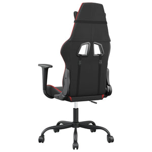 Gaming-Stuhl mit Massage Schwarz/Rot