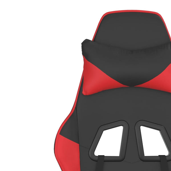 Gaming-Stuhl mit Massage Schwarz/Rot